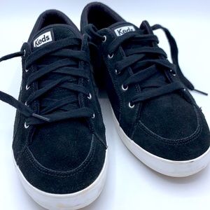 Keds Black Suede Dream Foam Comfort Sneakers